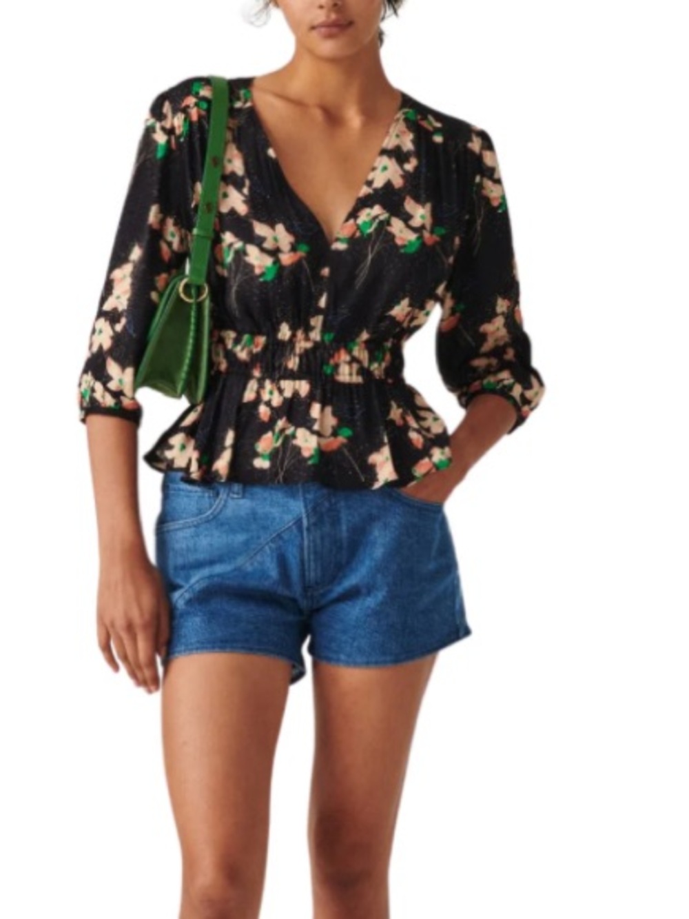 Ba&sh Edon Noir Blouse